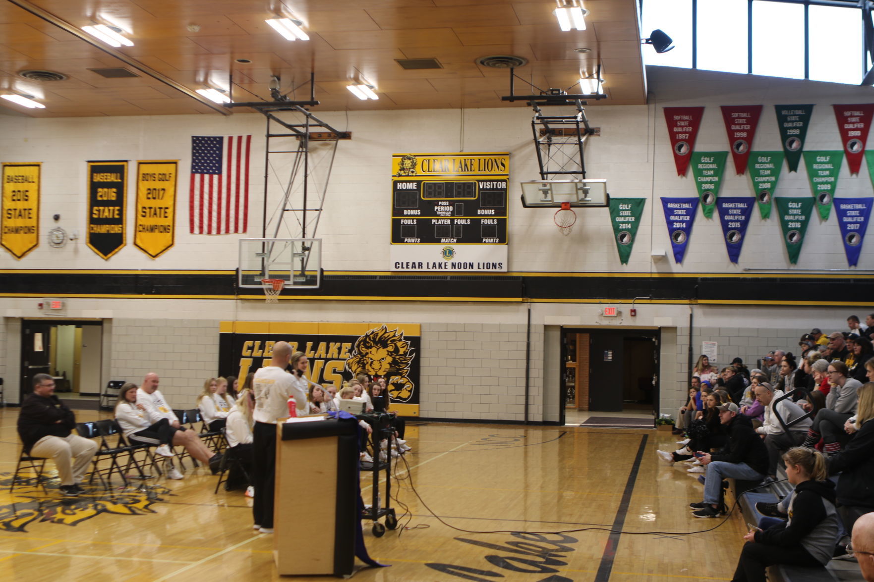 Clear Lake Girls Basketball state send-off